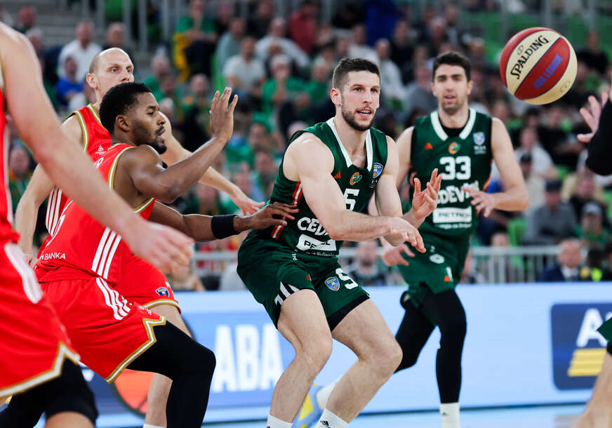 detalja sa utakmice Cedevita Olimpija - Crvena zvezda
