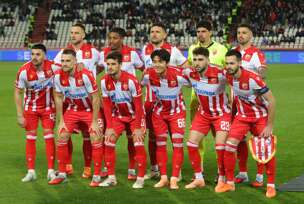 početnih 11 Crvene zvezde protiv Lila