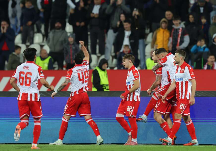 slavlje fudbalera Crvene zvezde