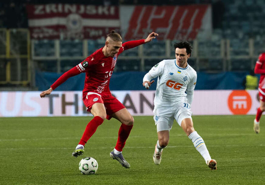 detalj sa meča Dinamo Kijev - Zrinjski