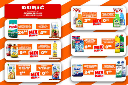 Neviđeno dobra ponuda: U „Đurić“ marketu kupovinom Persil deterženta za veš, POLA KILOGRAMA KAFE dobijate za samo 5 KM