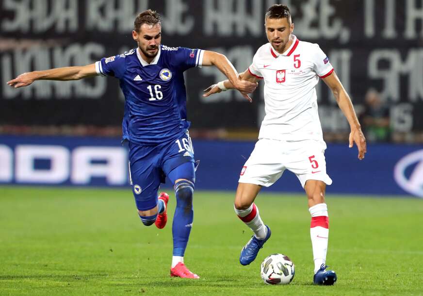 Elvir Koljić u meču protiv Poljske