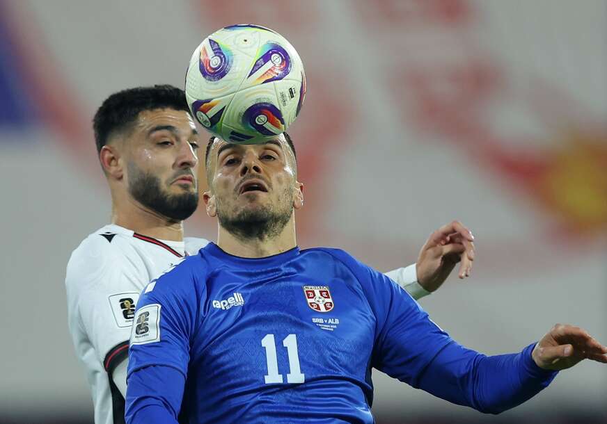 Filip Kostić u meču s Albanijom