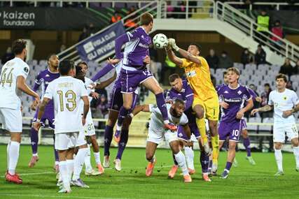 detalj sa utakmice Fiorentina - AEK