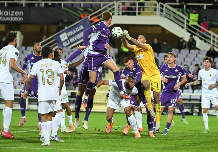 detalj sa utakmice Fiorentina - AEK