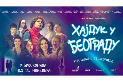 Plakat za film Hajduk u Beogradu