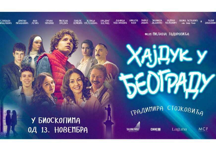 Plakat za film Hajduk u Beogradu