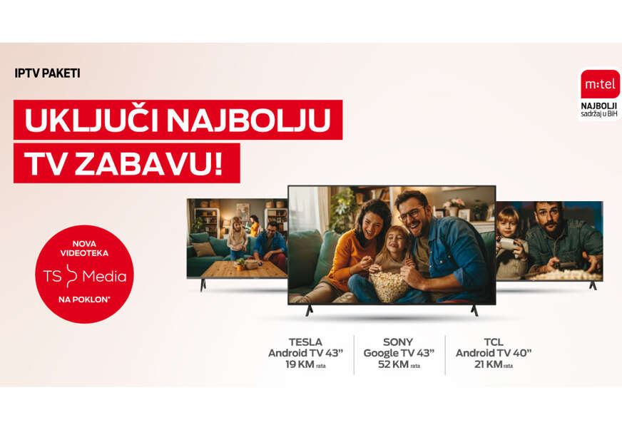 Najbolja zabava je uz m:tel TV pakete