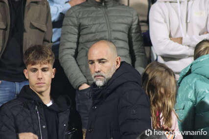 Igor Tudor na tribinama stadiona u Širokom Brijegu