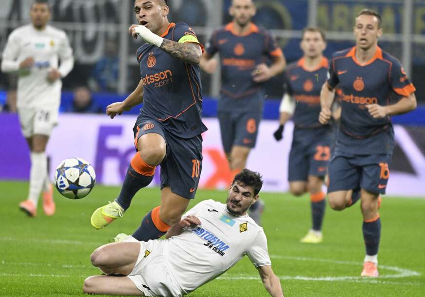 detalj sa meča Inter - Kairat