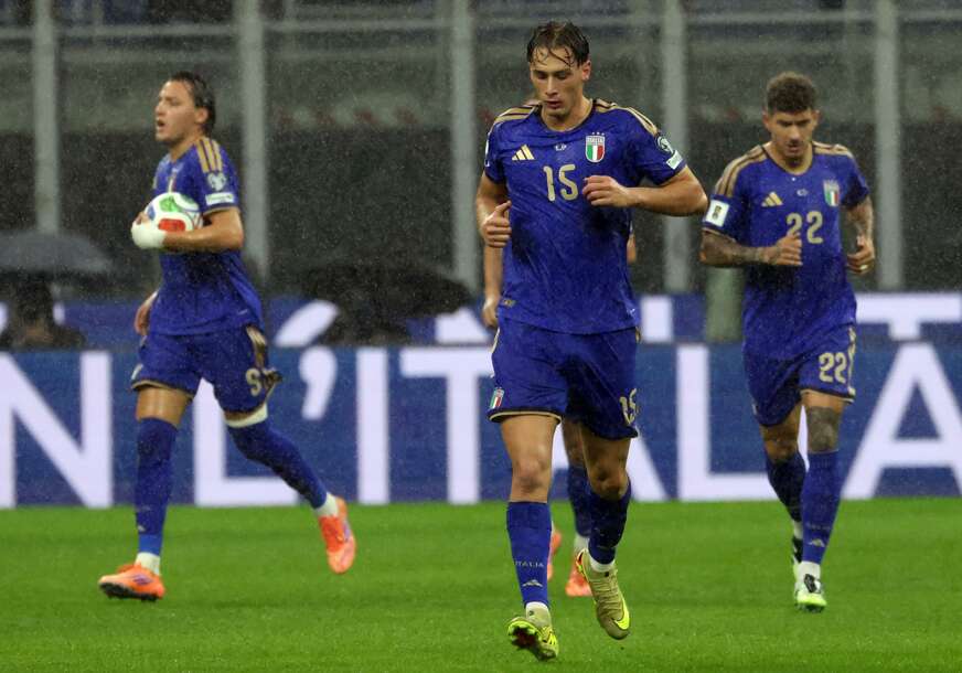 Italijani u meču s Norveškom