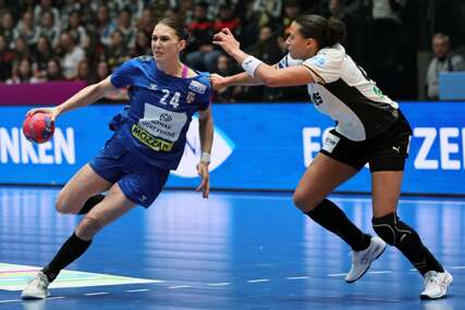 Jovana Škrobić u meču sa Njemačkom