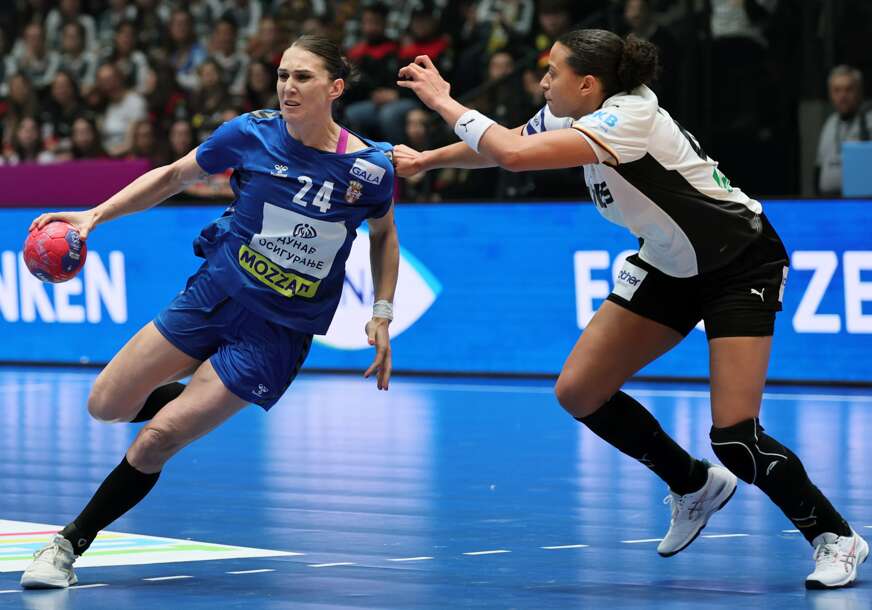Jovana Škrobić u meču sa Njemačkom