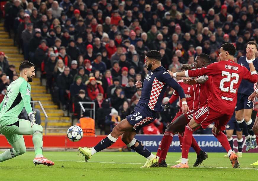 detalj sa meča Liverpul - PSV