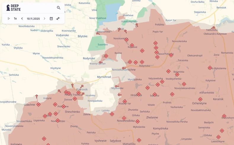 FOTO: DEEPSTATEMAP/SCREENSHOT
