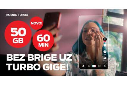 m:tel KOMBO TURBO: 50 GB svaki mjesec - i ono što ne potrošiš, prenosiš dalje!