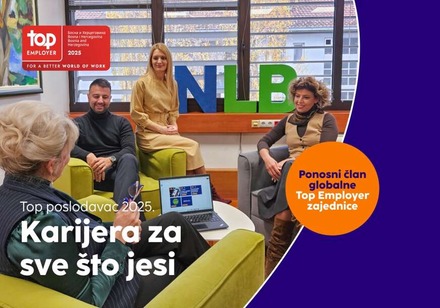 NLB Banka dobila prestižni sertifikat TOP Employer za 2025. godinu