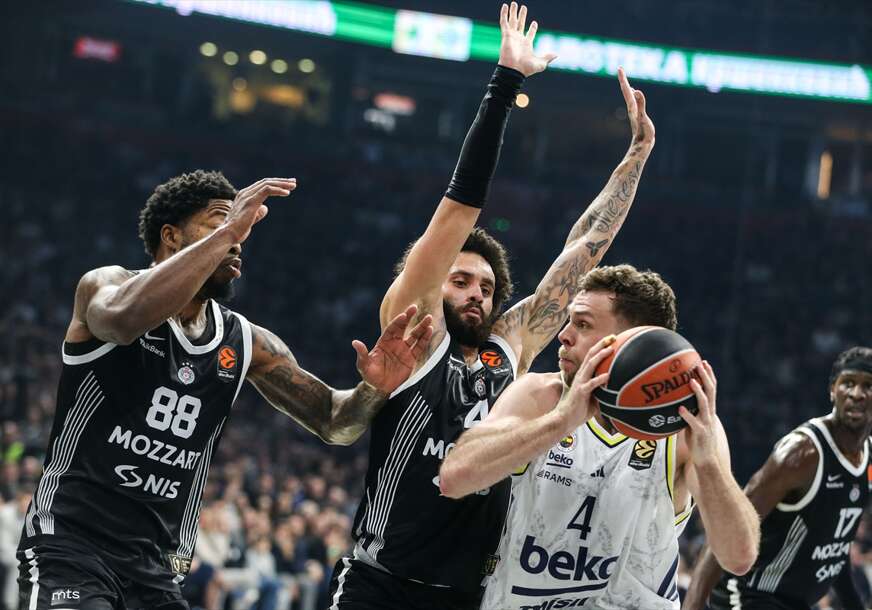 detalj sa meča Partizan - Fenerbahče
