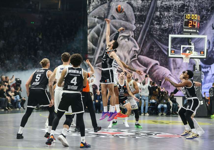 detalj sa meča Partizan - Fenerbahče