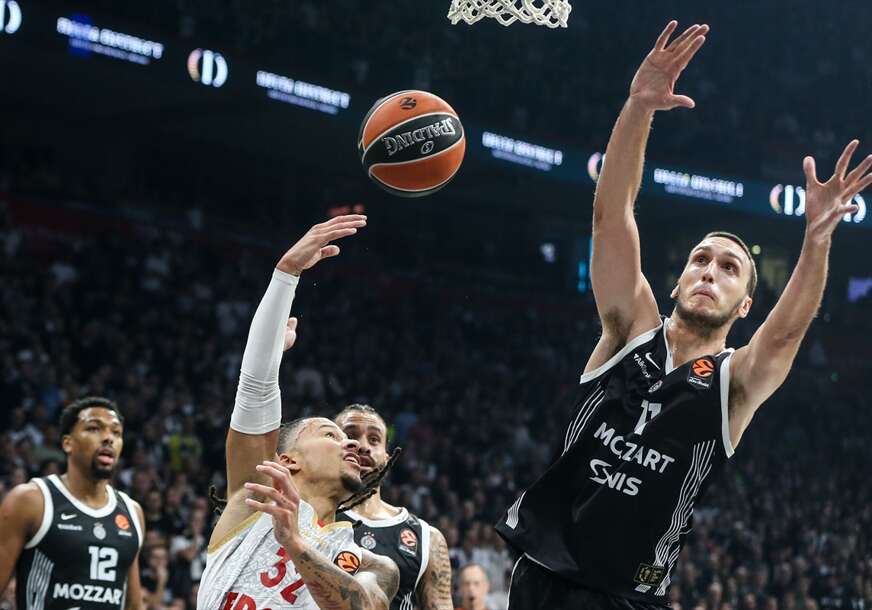detalj sa košarkaškog meča Partizan - Monako