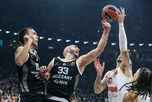 detalj sa košarkaškog meča Partizan - Monako
