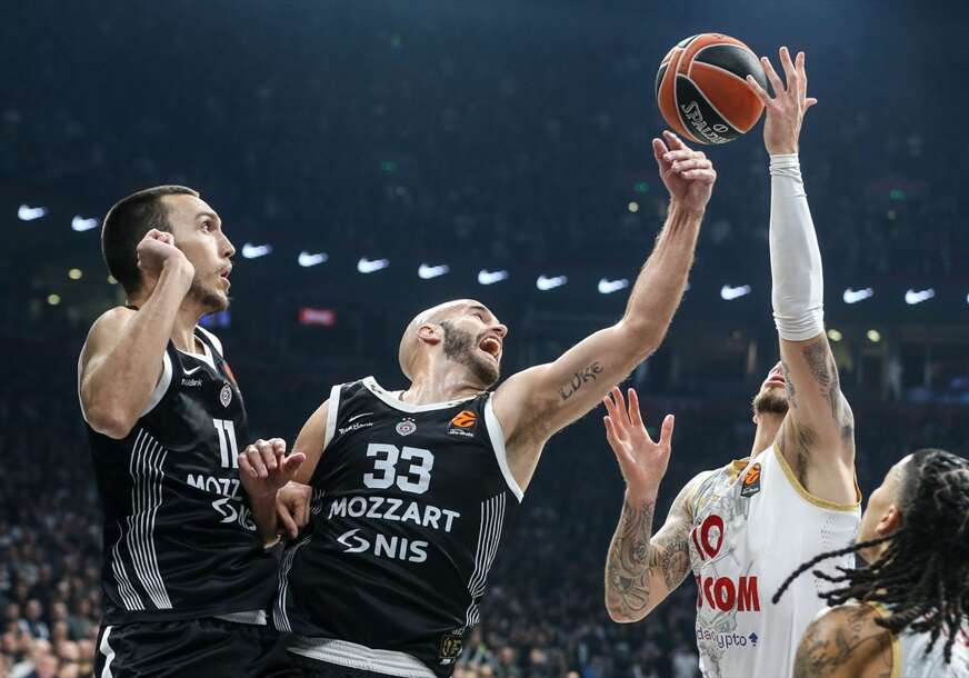 detalj sa košarkaškog meča Partizan - Monako