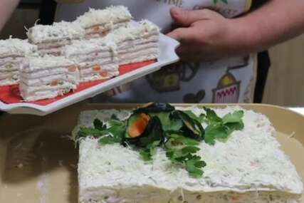 Slana rozen torta