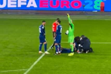 (VIDEO) Kakav peh: Fudbaler Srbije doživio tešku povredu na terenu