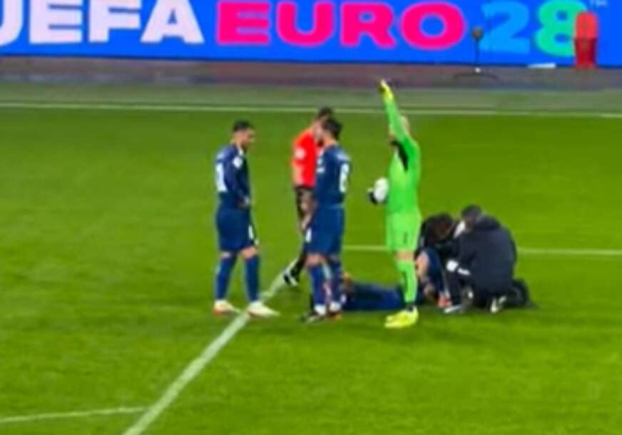 (VIDEO) Kakav peh: Fudbaler Srbije doživio tešku povredu na terenu