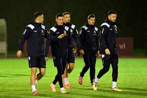 trening fudbalera Srbije