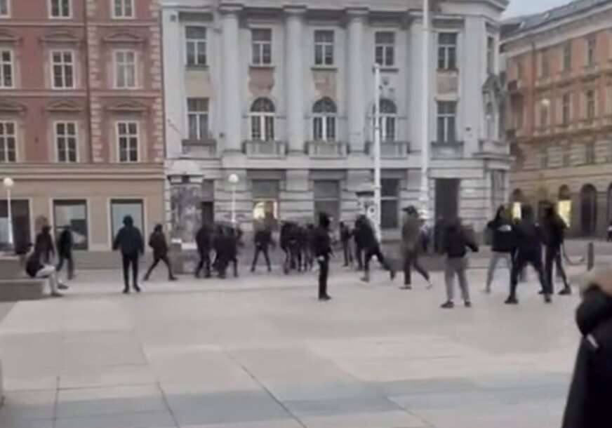 Tuča u Zagrebu