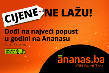 Dobro došli na Ananas.ba: Kod nas Crni petak traje CIJELI MJESEC