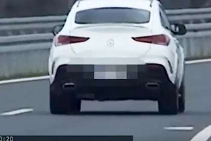 (VIDEO) Policija nije verovala šta vidi: Državljanin BiH divljao "mercedesom" sa 217 km na sat