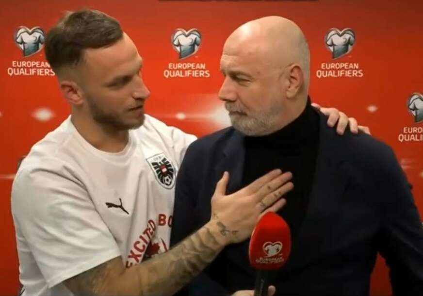 (VIDEO) VELIKI POTEZ Arnautović prišao Barbarezu dok je selektor BiH davao izjavu