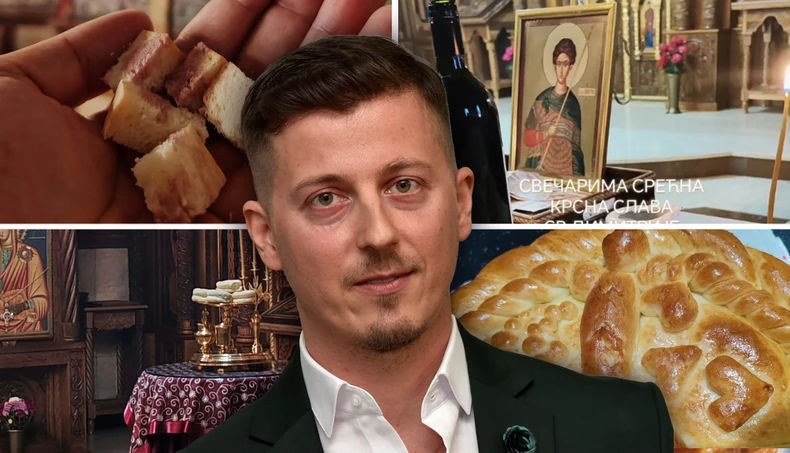 Dinča proslavlja Mitrovdan