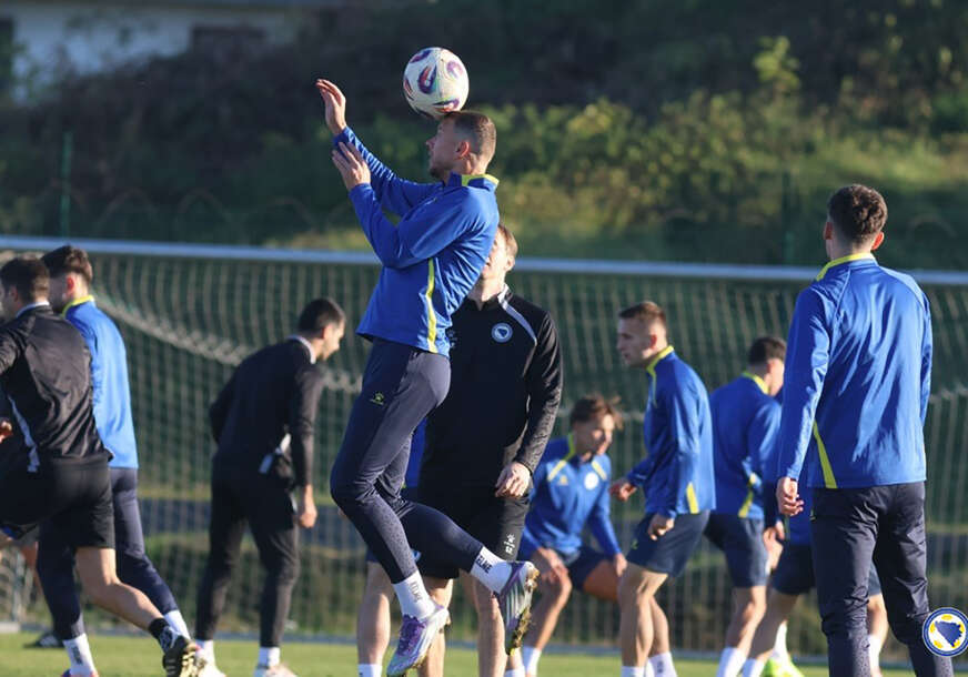 trening fudbalera BiH