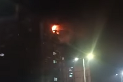 (VIDEO) DRAMA U TUZLI Izbio požar u Domu penzionera, na terenu vatrogasci