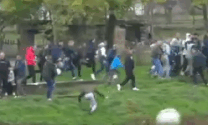 (VIDEO) OPŠTI HAOS Izbila tuča na utakmici između Omladinca i Rada, policija spriječila katastrofu