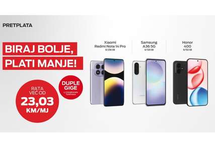 Novi telefoni čekaju vas u posebnoj m:tel ponudi!