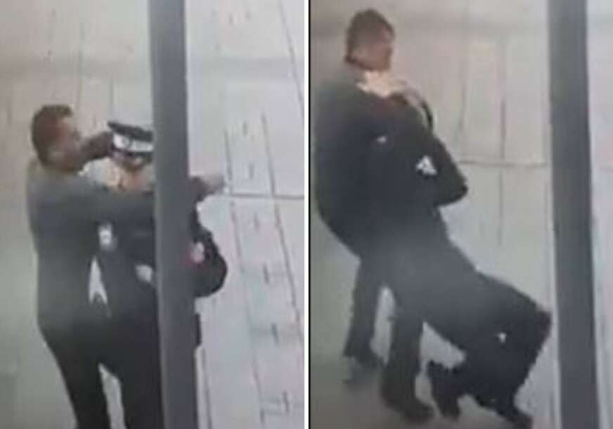 (VIDEO) Drama pred Palatom: Muškarac brutalno napao policajca ispred sjedišta Predsjednika Republike, to bi se moglo opet desiti