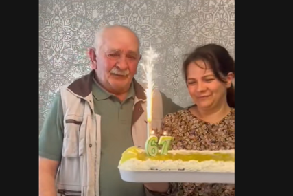 (VIDEO) "Čekao je 66 godina na ovako nešto" Unuka priredila djedu PRVO ROĐENDANSKO IZNENAĐENJE u životu, njegova reakcija rasplakao milione