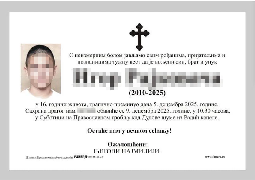 tinejdžer koji je pronađen mrtav u autu