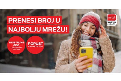 Prenesi broj i uživaj u najboljoj mreži: U m:tel mreži čeka te mnogo gigabajta i popust na pretplatu!
