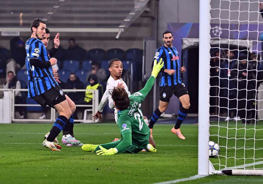 detalj sa utakmice Atalanta - Čelsi