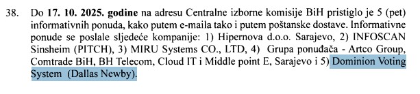 FOTO: SCREENSHOT/PARLAMENTARNA SKUPŠTINA BIH