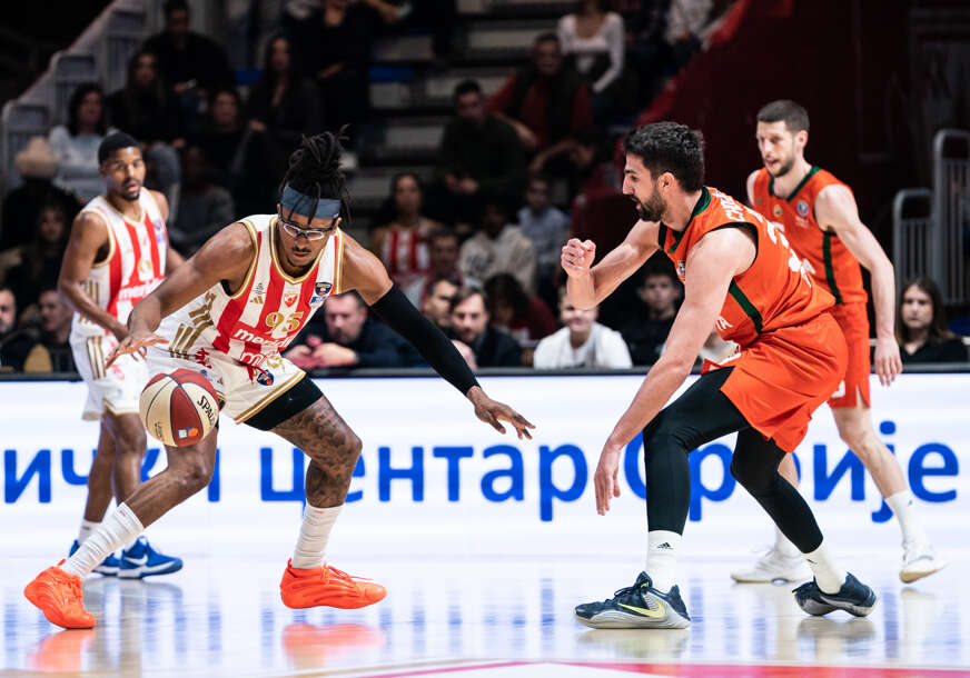 detalj sa košarkaške utakmice Crvena zvezda - Cedevita Olimpija