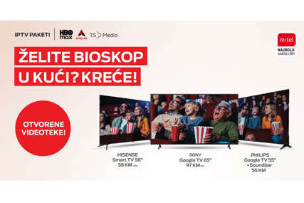 Birajte velike Smart i Google TV ekrane na rate: Pretvorite dnevnu sobu u praznični bioskop uz m:tel