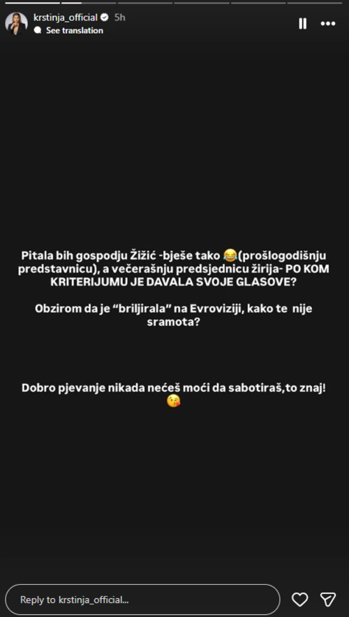 FOTO: SCREENAHOT/INSTAGRAM