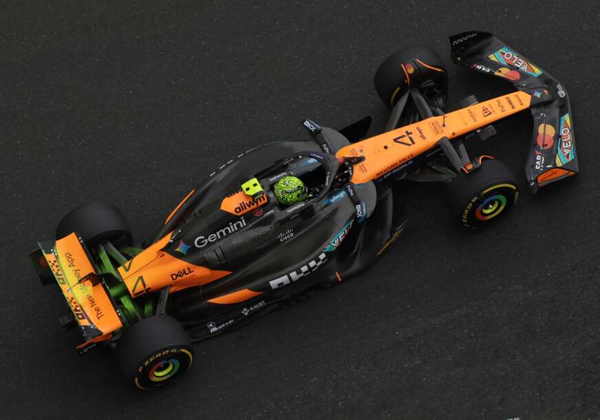 Lando Noris u bolidu F1