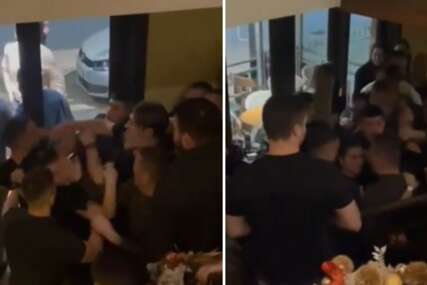 (VIDEO) Snimci kruže društvenim mrežama: Masovna tuča izbila u ugostiteljskom objektu